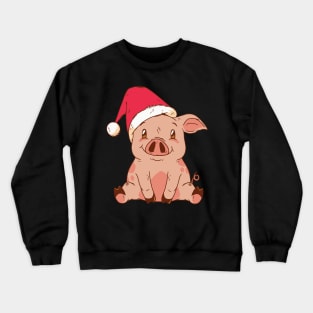 Christmas Pig Crewneck Sweatshirt